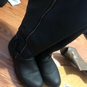 Black rider boots